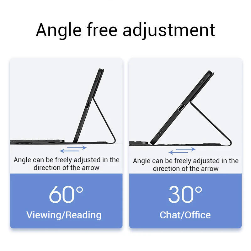 [Detachable] Samsung Galaxy Tab S10 FE Plus (2025) 13.1" - Magnetic Touchpad Wireless Keyboard Case - Image 7
