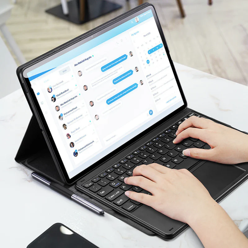 [Detachable] Samsung Galaxy Tab S10 FE Plus (2025) 13.1" - Magnetic Touchpad Wireless Keyboard Case - Image 9