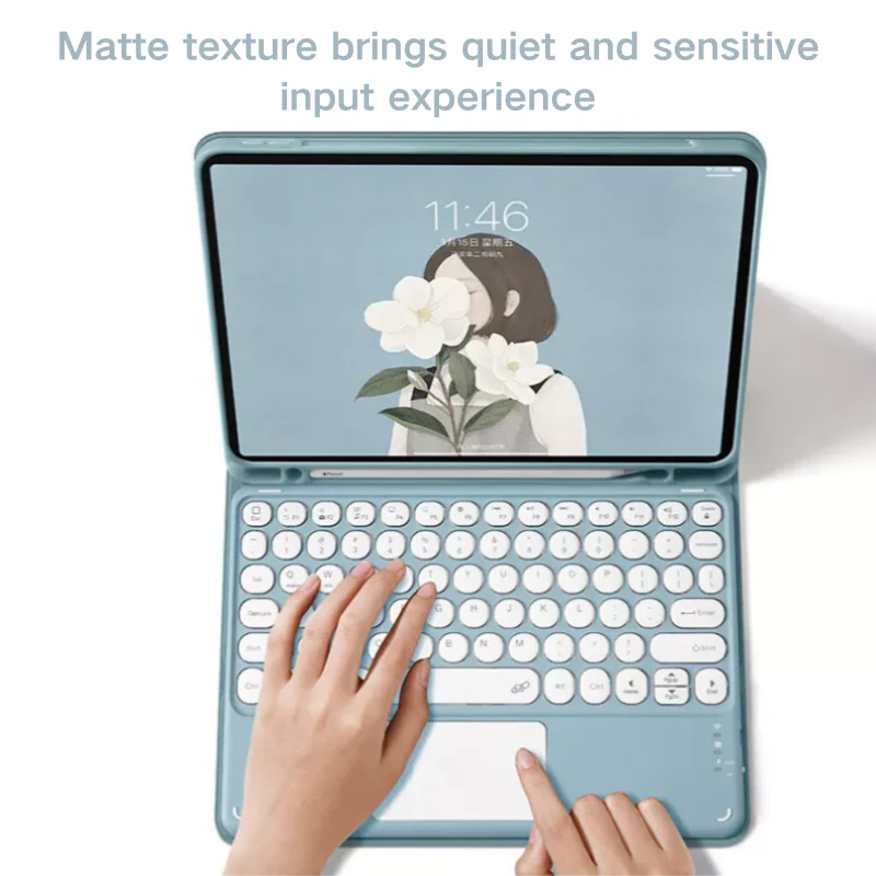 [Detachable] Samsung Galaxy Tab S10 FE Plus (2025) 13.1" - Magnetic Touch Wireless Keyboard Case - Image 15