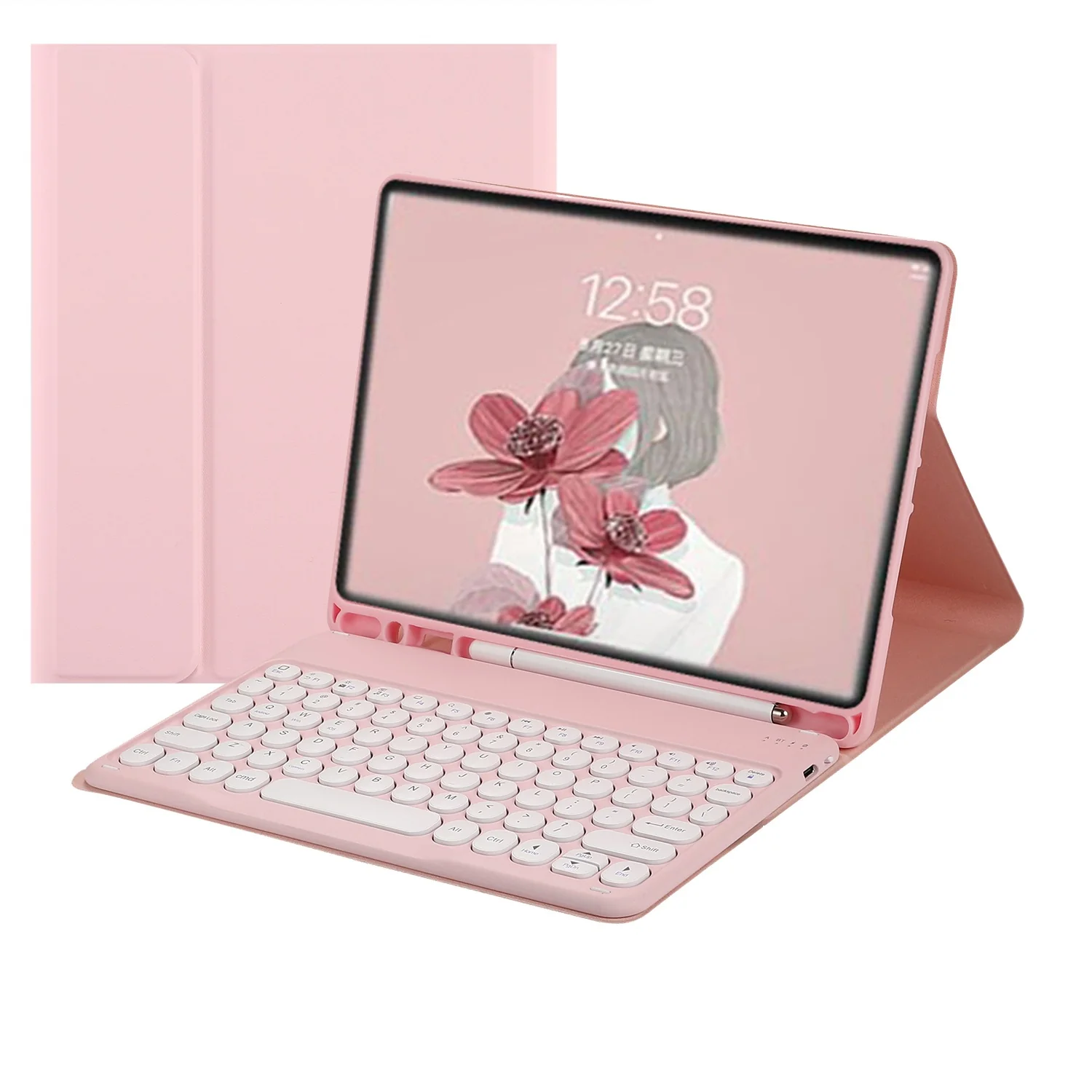 [Detachable] Samsung Galaxy Tab S10 FE Plus (2025) 13.1" - Magnetic Touch Wireless Keyboard Case - Image 2