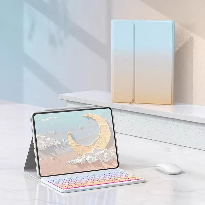 [Detachable][With Backlight] Lenovo Idea Tab Pro 12.7" 2025 (TB373FU/TB375FC) Gradient Wireless Bluetooth Keyboard Case with Trackpad - Image 9