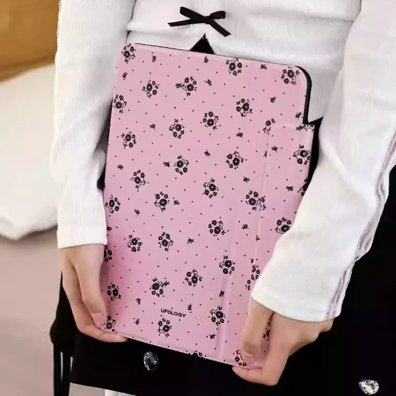 [Detachable][Built-in Pen Slot] Apple iPad 10.9/11'' 10/11th Gen (2022/2025) Ditsy Floral Magnetic Double-Sided Full-Cover Protective Case - Image 6