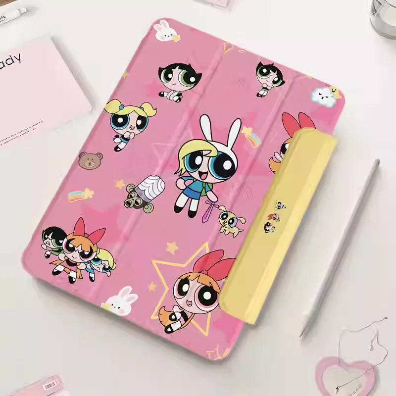 [Detachable][Built-in Pen Slot] Apple iPad 10.9/11'' 10/11th Gen (2022/2025) Power Girls Magnetic Full-Cover Protective Case - Image 7