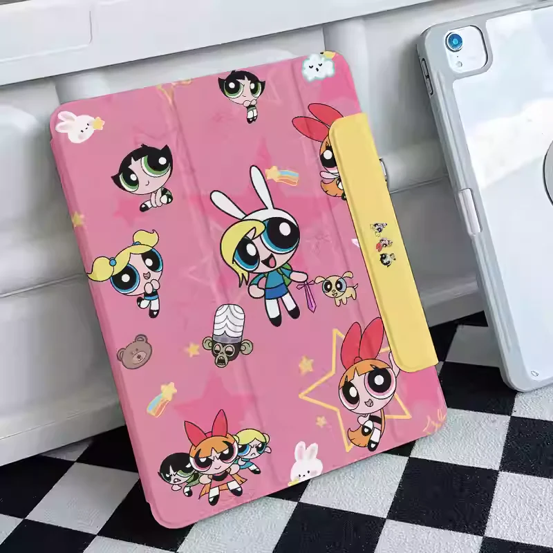[Detachable][Built-in Pen Slot] Apple iPad 10.9/11'' 10/11th Gen (2022/2025) Power Girls Magnetic Full-Cover Protective Case - Image 8