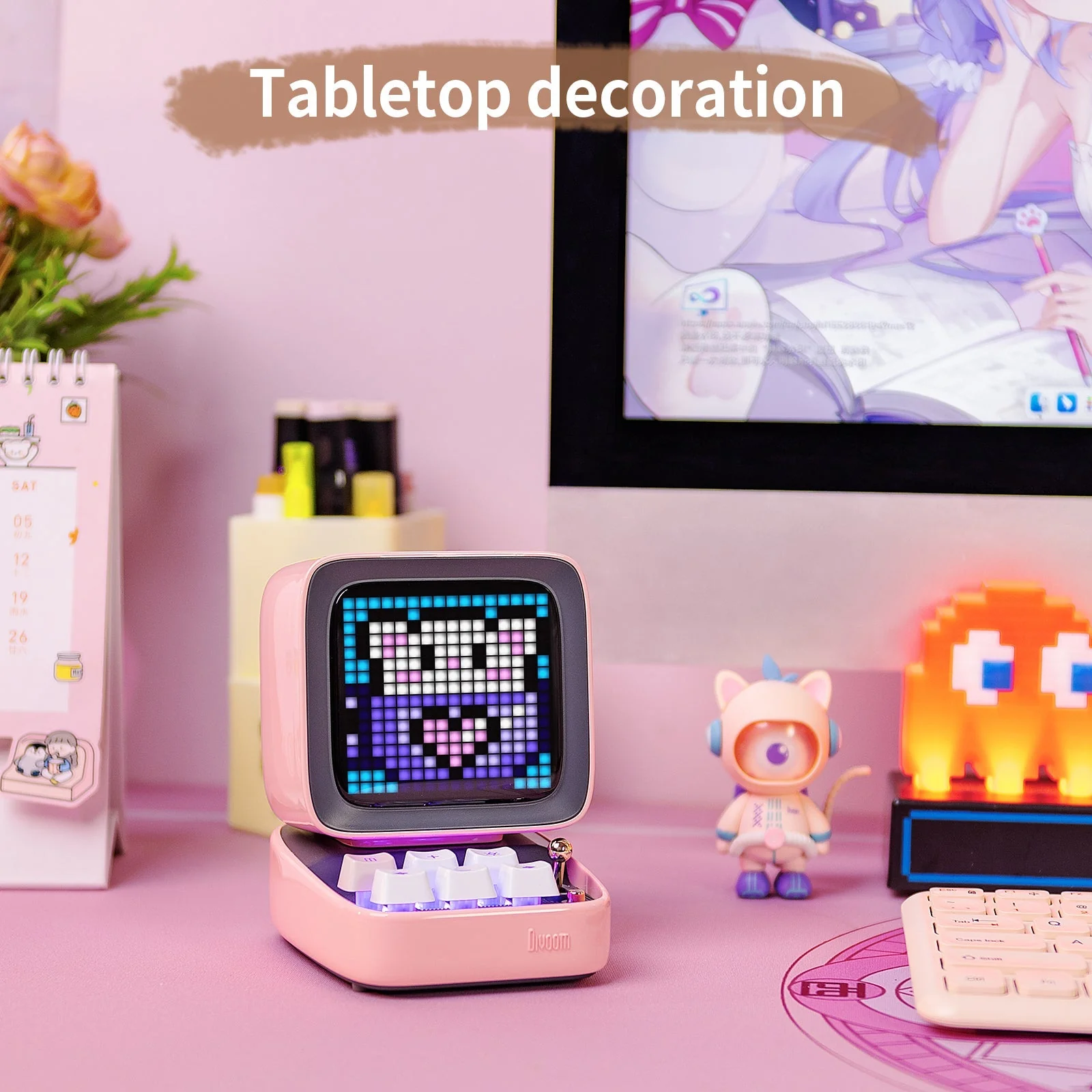 Divoom Ditoo Retro Pixel Art Game Bluetooth Speaker With 16X16 LED App Controlled Front Screen - Image 8