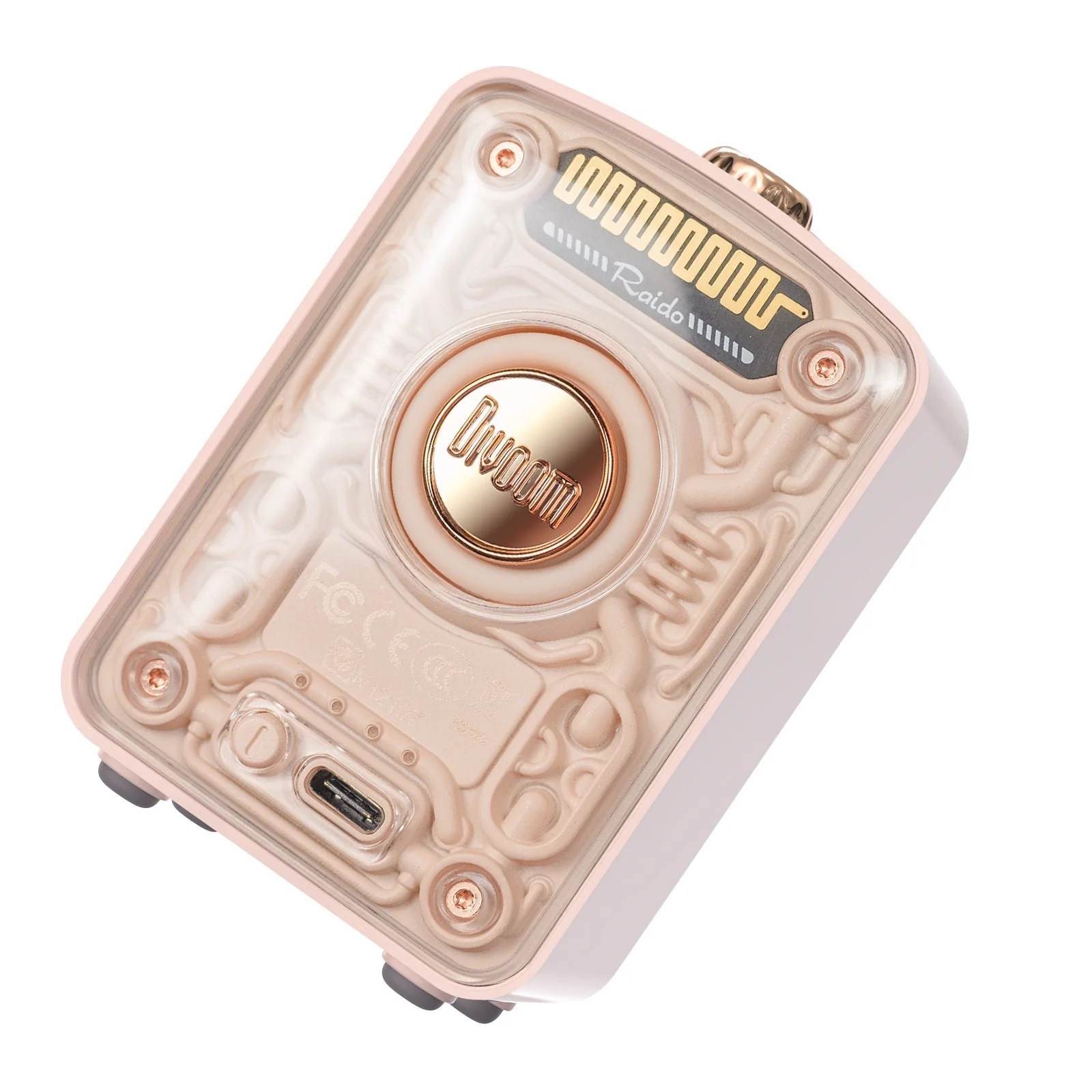 Divoom Fairy-OK Retro Mini Karaoke Bluetooth Speaker With Microphone Girl Perfect Gift - Image 6
