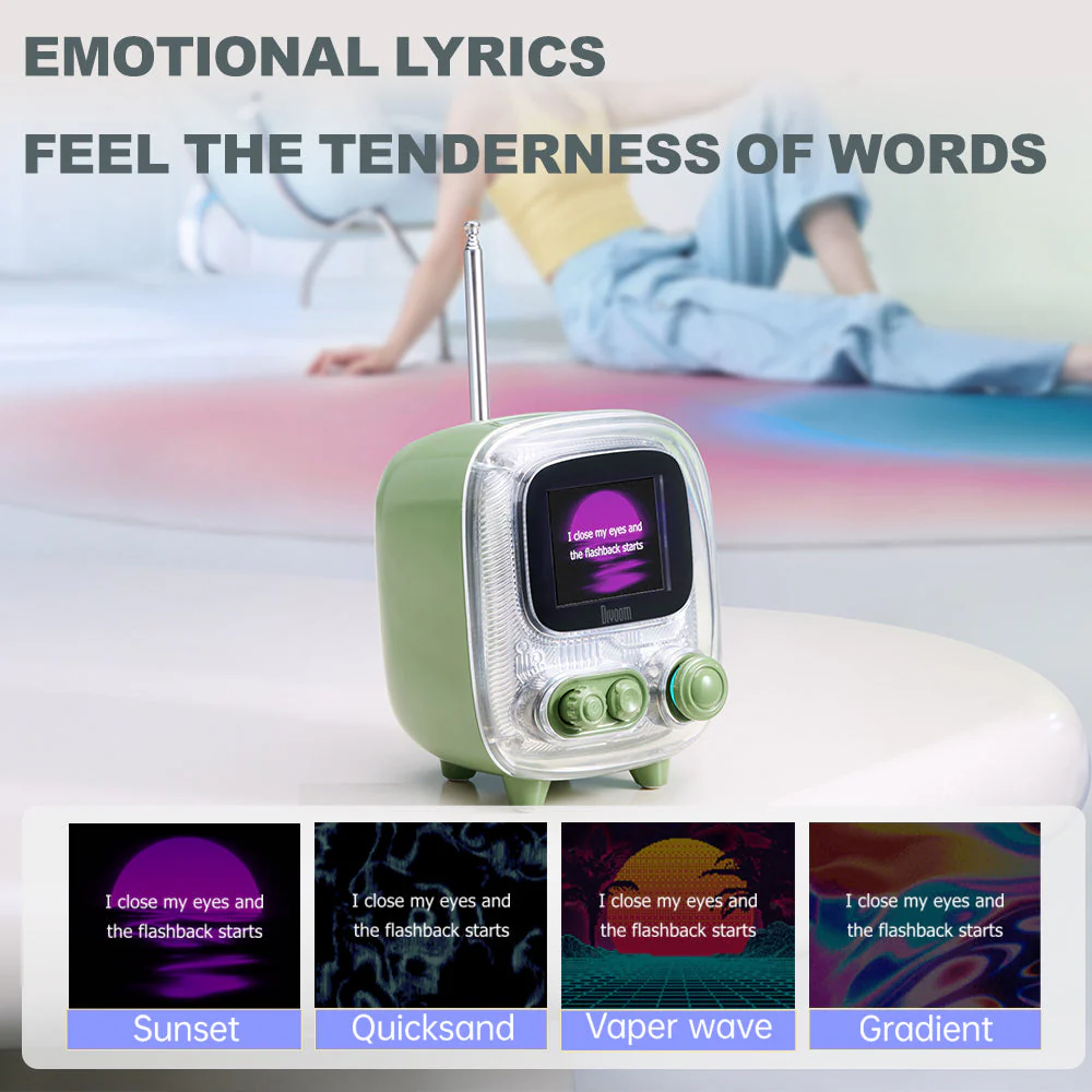 Divoom Tiivoo-2 FM Radio Bluetooth Speaker With Alarm Clock And Upload Photos,Pixel Art Retro Mini Small Cute Wireless Speaker For Party Office Home Desk Bedroom - Image 6