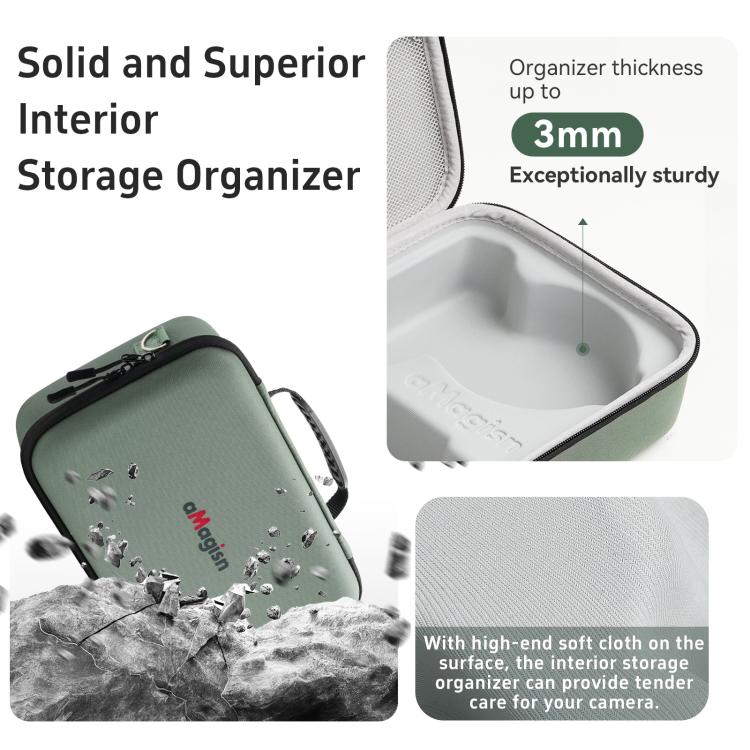 DJI Flip Drone aMagisn Storage Case Shoulder Bag Compatible with RC 2 or RC-N3 Remote Controller - Image 3