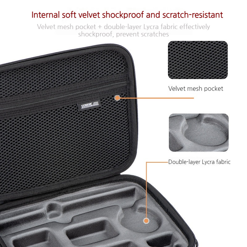 DJI Osmo Action 6 – STARTRC Portable Action Camera Carrying Case Storage Bag - Image 4