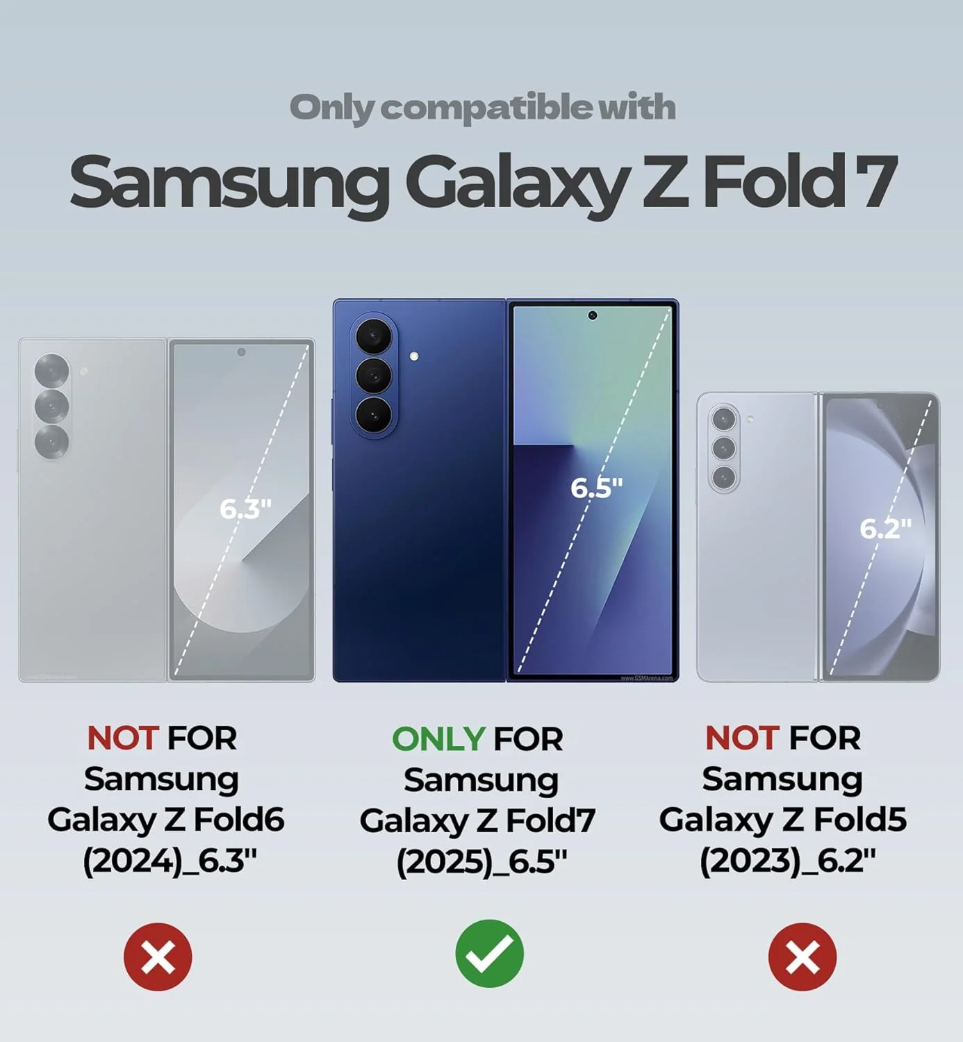[Dual Kickstands & Front Screen Protector & Zipper Protection] Samsung Galaxy Z Fold7 Dexnor Military-Grade Magnetic Case With Shockproof Hinge Cover - Image 7