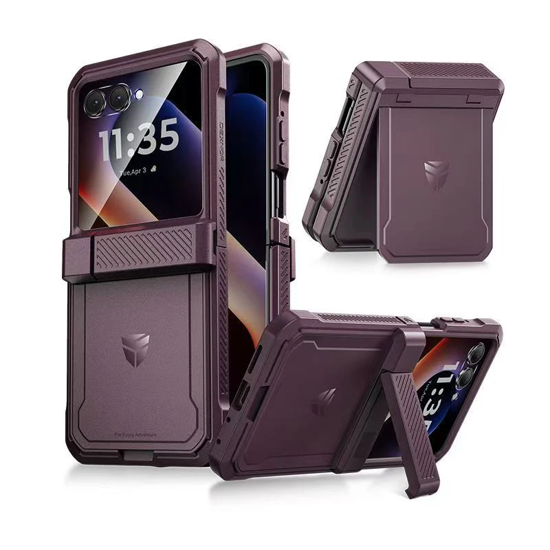 [Dual Kickstands] Motorola Moto Razr 60 - Dexnor Military-Grade Magnetic Case With Shockproof Hinge Cover - Image 2