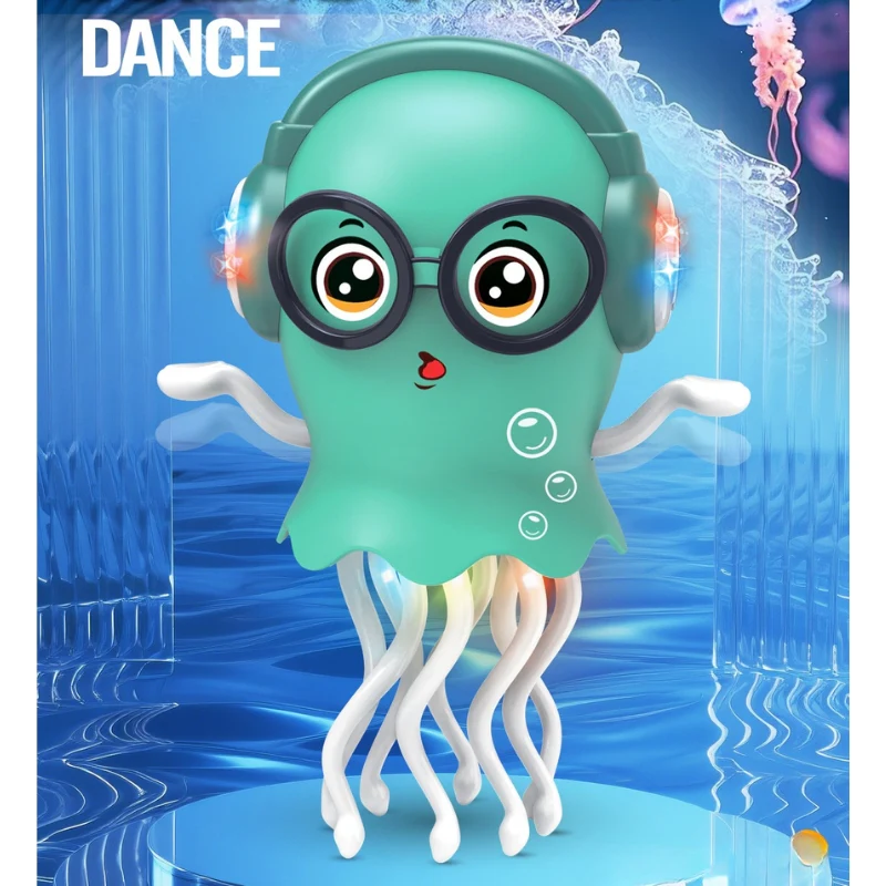 Electric Dancing Jellyfish Toy with Music & Lights – Smart Obstacle Avoidance Crawling Toy for Toddlers & Stress Relief Fun - Image 6