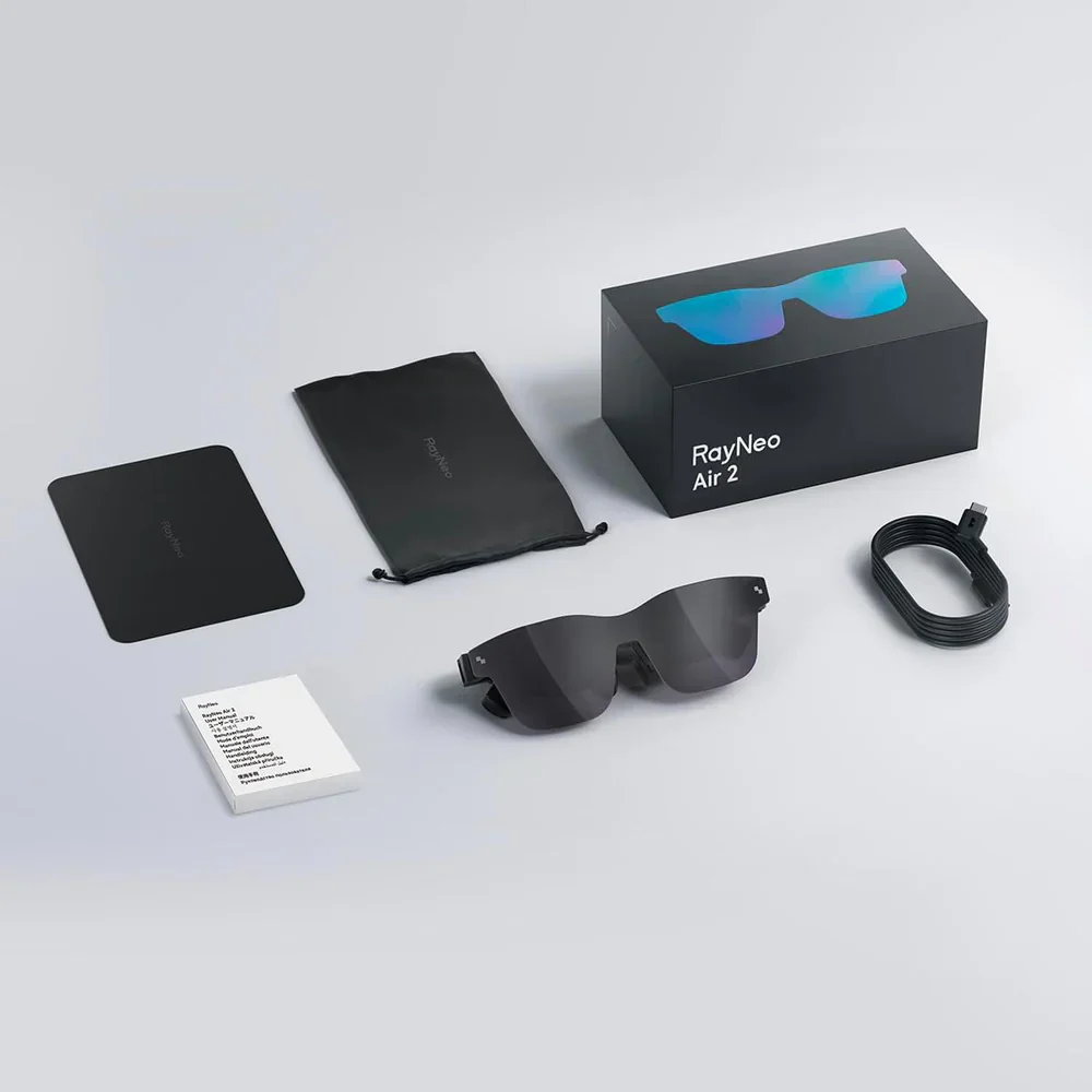 [FFalcon RayNeo AR Glass Air 2 + HDMI Adapter] Xbox Portable Pocket 201" 120Hz AR VR XR Smart Glass Wearable Monitor - Image 4