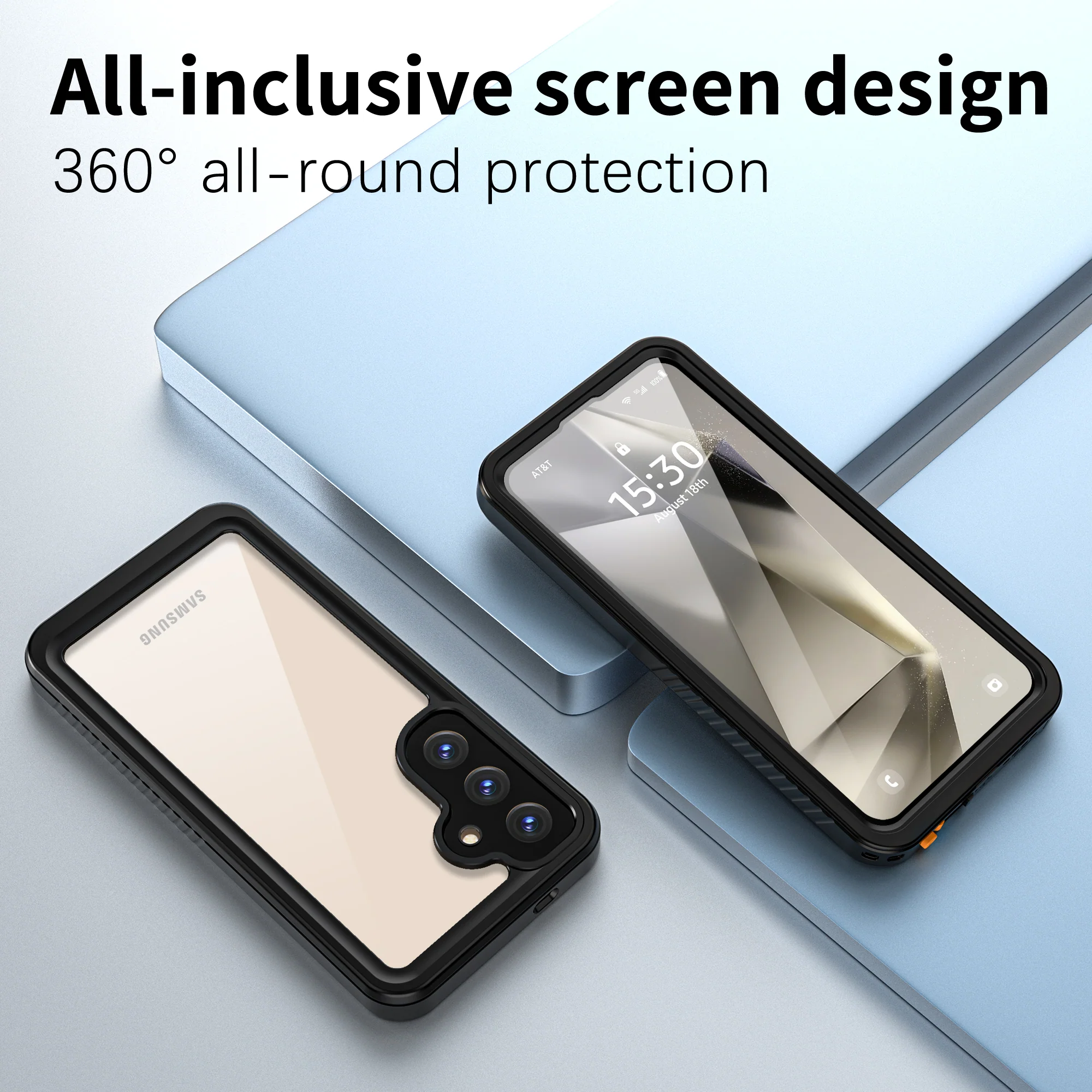 [FM Series] Samsung Galaxy S25 Plus - Redpepper Full Covered Waterproof Heavy Duty Tough Armor Case - Image 4