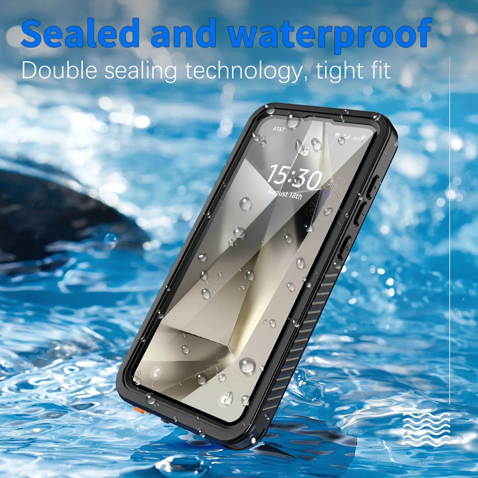 [FM Series] Samsung Galaxy S25 Plus - Redpepper Full Covered Waterproof Heavy Duty Tough Armor Case - Image 5