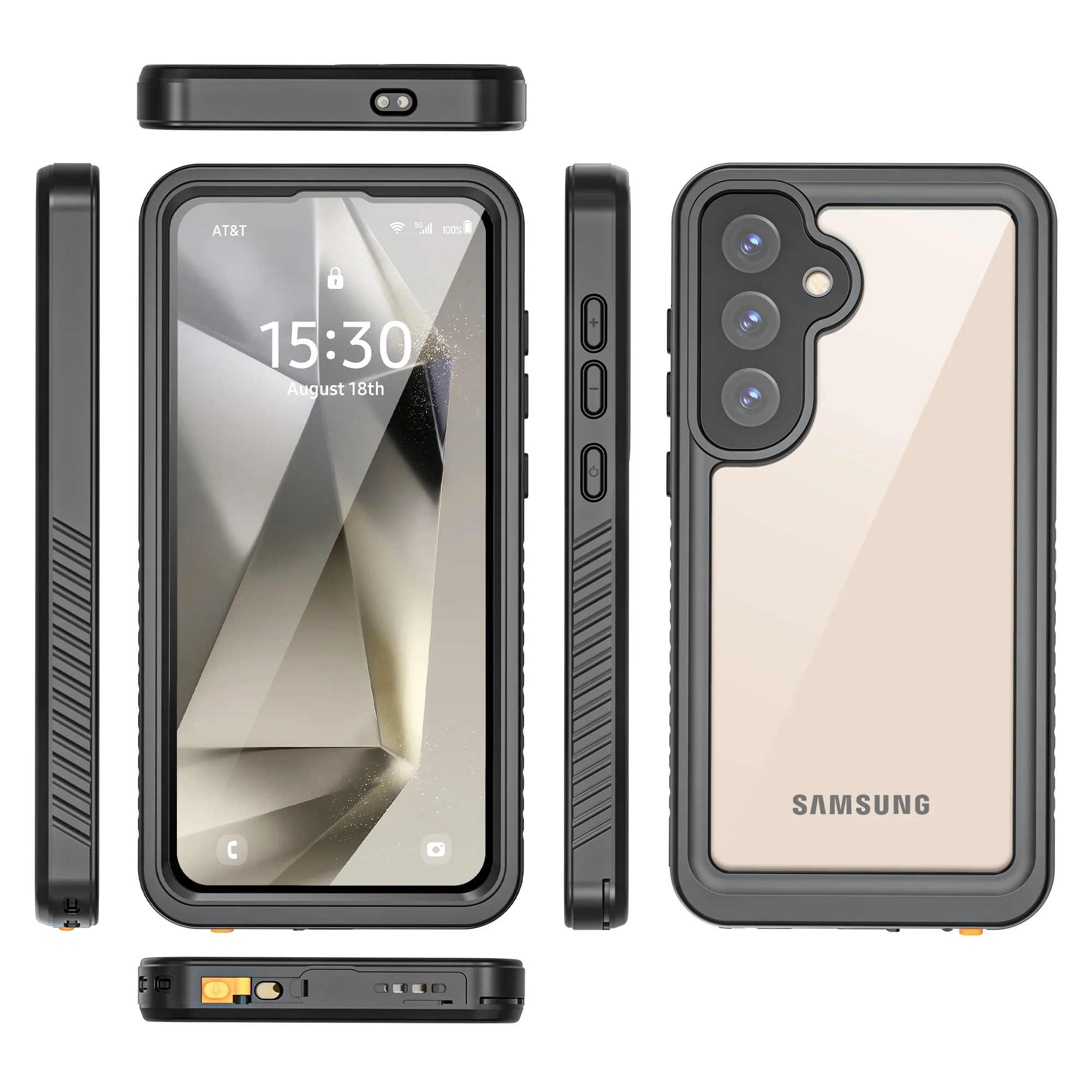 [FM Series] Samsung Galaxy S25 Plus - Redpepper Full Covered Waterproof Heavy Duty Tough Armor Case - Image 8