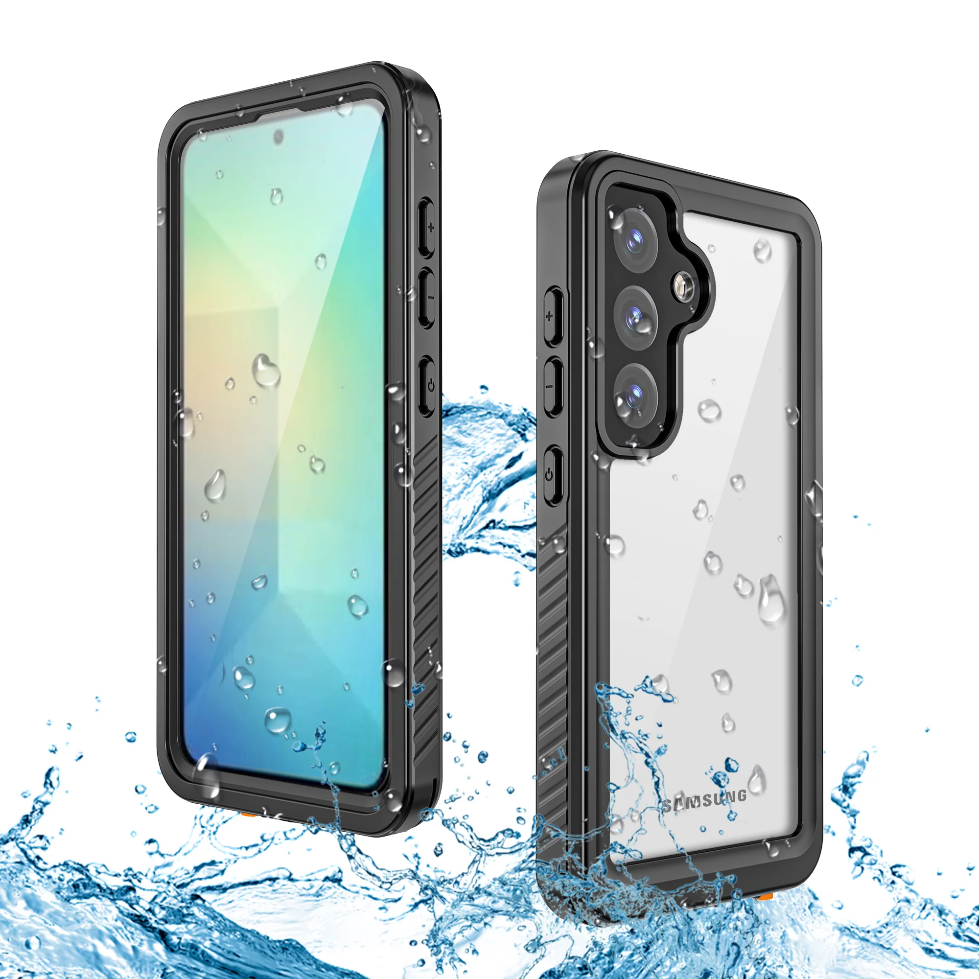 [FM Series] Samsung Galaxy S25 - Redpepper Full Covered Waterproof Heavy Duty Tough Armor Case - Image 2