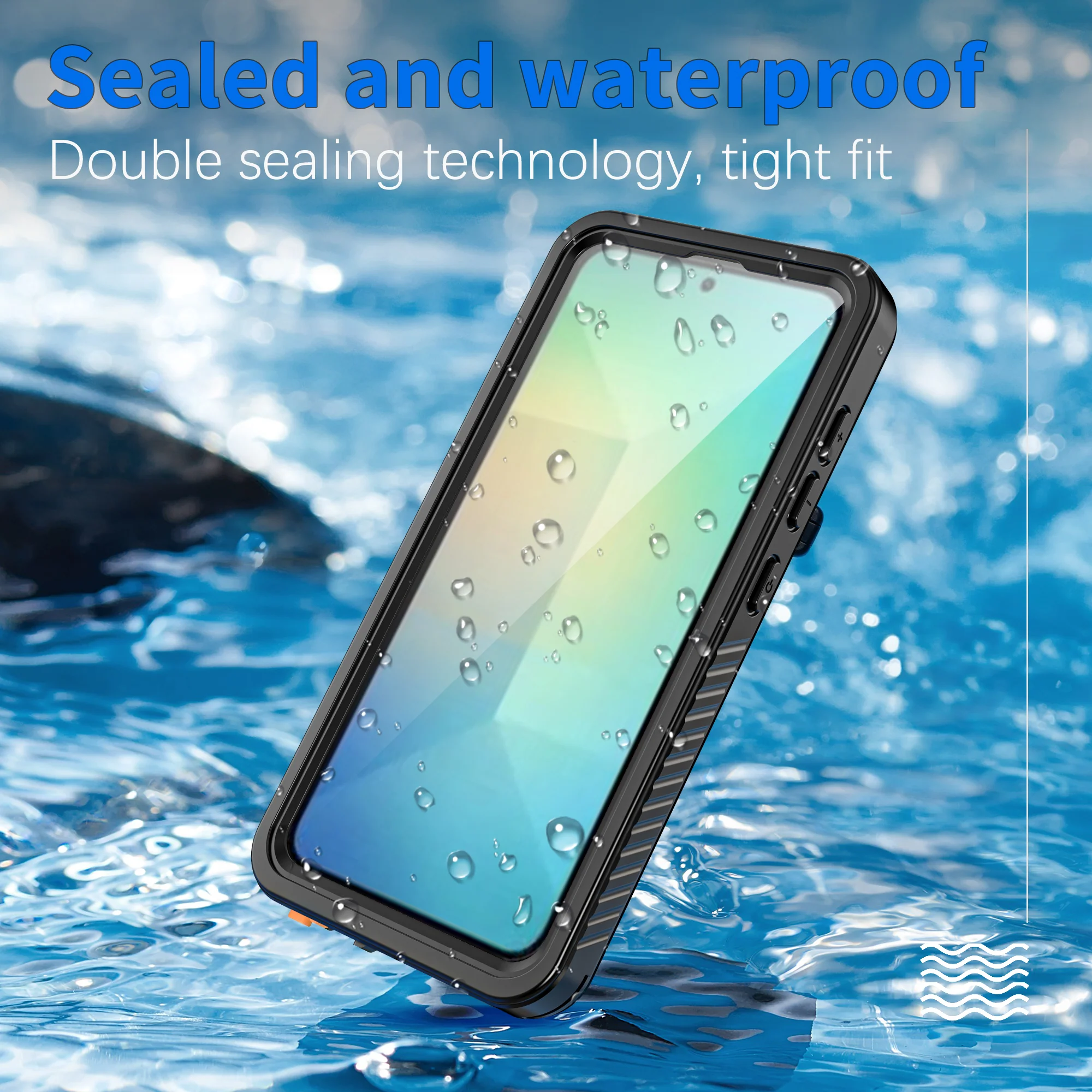 [FM Series] Samsung Galaxy S25 - Redpepper Full Covered Waterproof Heavy Duty Tough Armor Case - Image 3