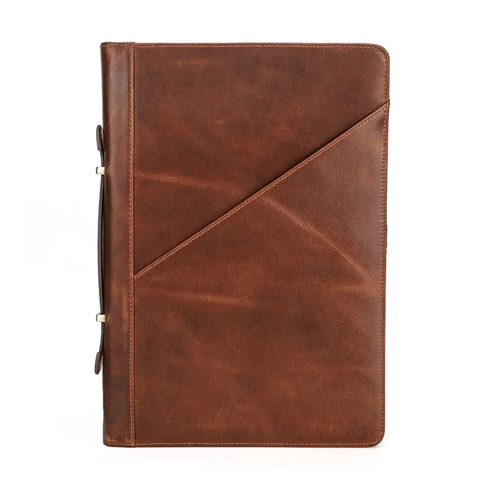 For Apple MacBook 14.2" - Genuine Leather Laptop Carrying Protective Case - Image 2