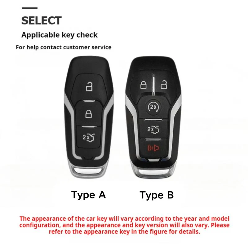 Ford High-Quality Suede Car Key Fob Protective Case Cover For Fusion, Mondeo, Mustang, Explorer, Edge, EcoSport - Image 7