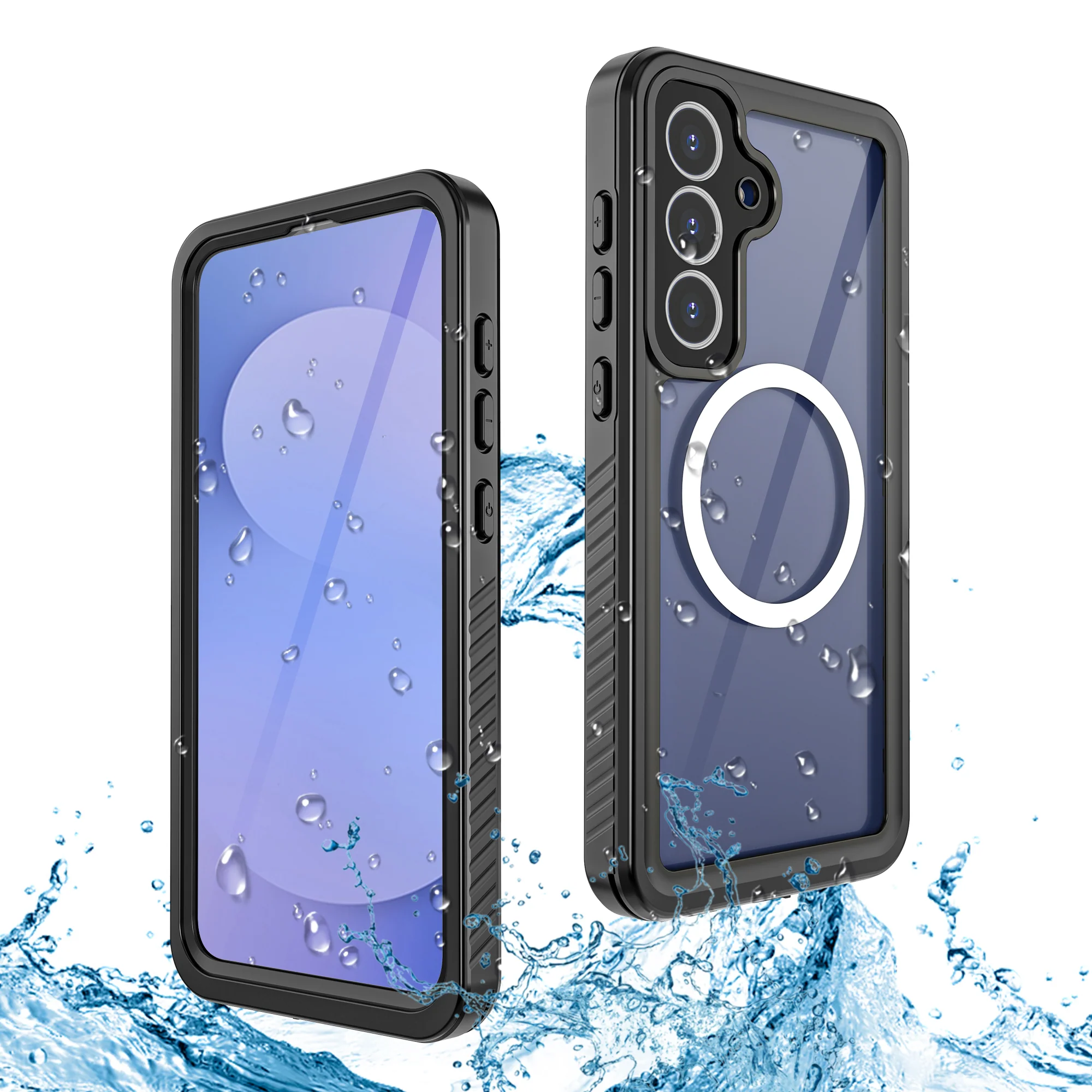 [FS Series][Magsafe Compatible]  Samsung Galaxy S25 FE S731 - Redpepper Full Covered Waterproof Heavy Duty Tough Armor Shockproof Case