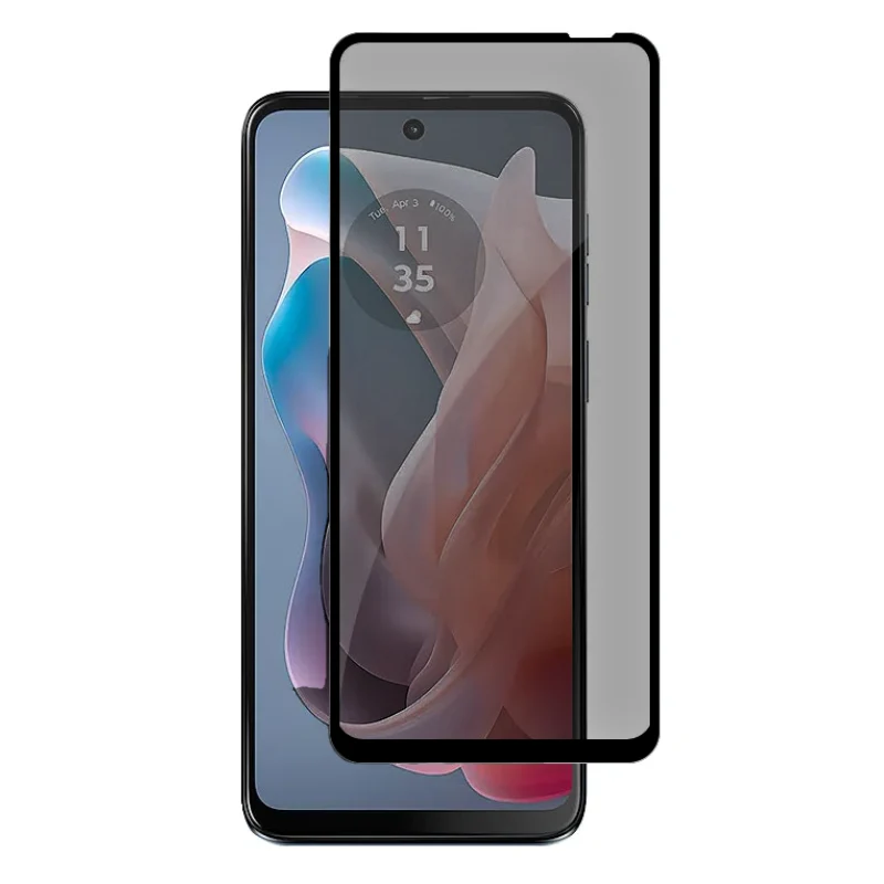 [Full Covered][Privacy] Motorola Moto G14 -  9H Hardness Anti-Spy Tempered Glass Screen Protector