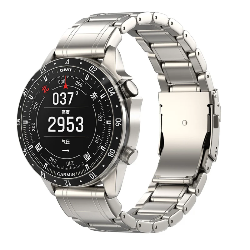Garmin Fenix 8 Titanium Metal Quickfit Watch Band - Image 11
