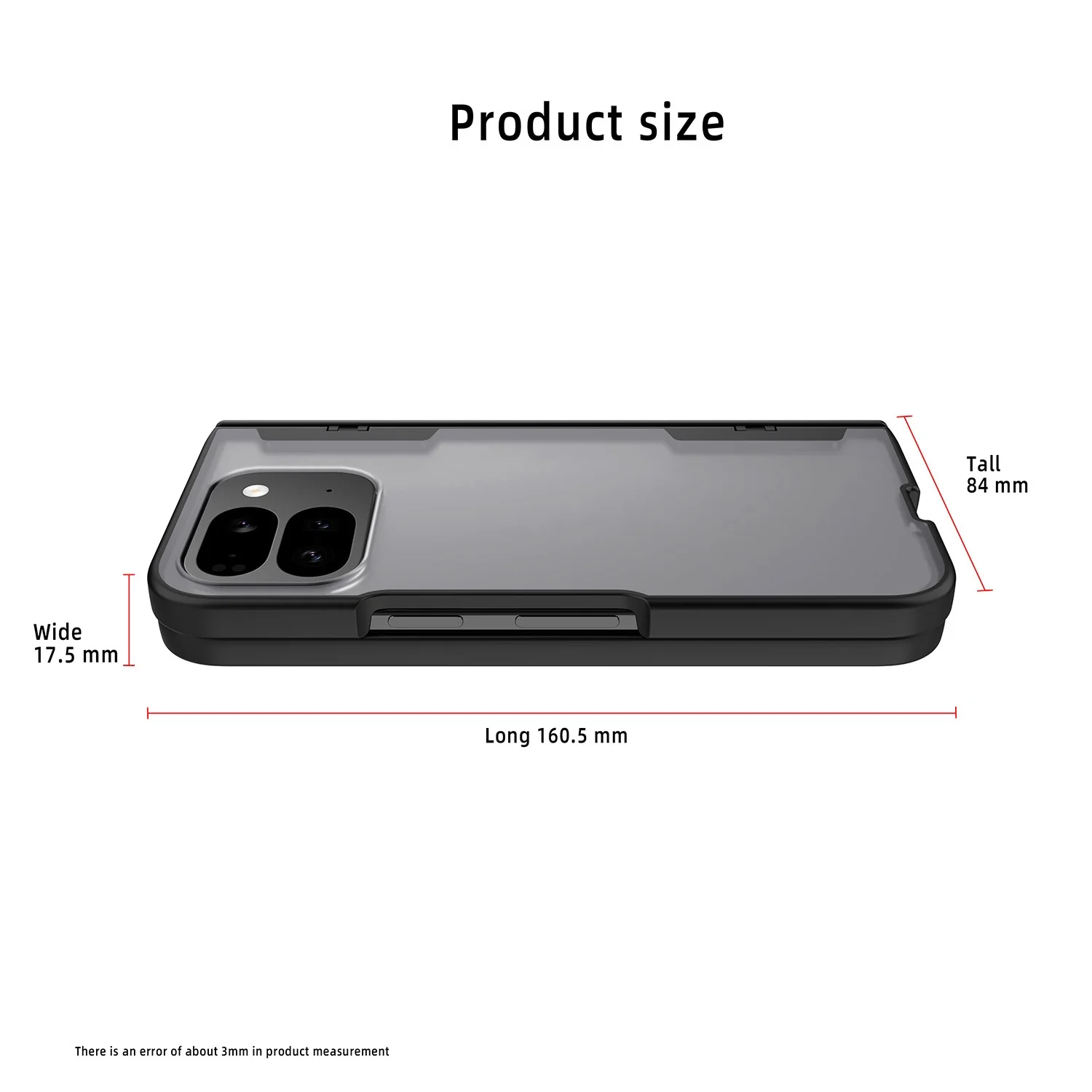Google Pixel 10 Pro Fold - Full Coverage Matte Folding Spring Hinge Case - Image 10