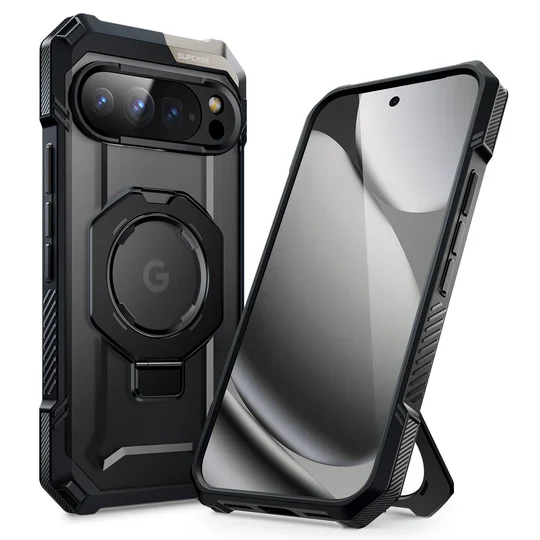 Google Pixel 10 Pro XL SUPCASE Strong Magneti Kickstand TPU Airbag Transparent Protective Case - Image 8
