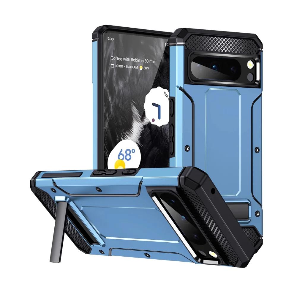Google Pixel 8/Pro - TPU + PC 2 in 1 Mecha Style Drop Resistant Protective Case - Image 3
