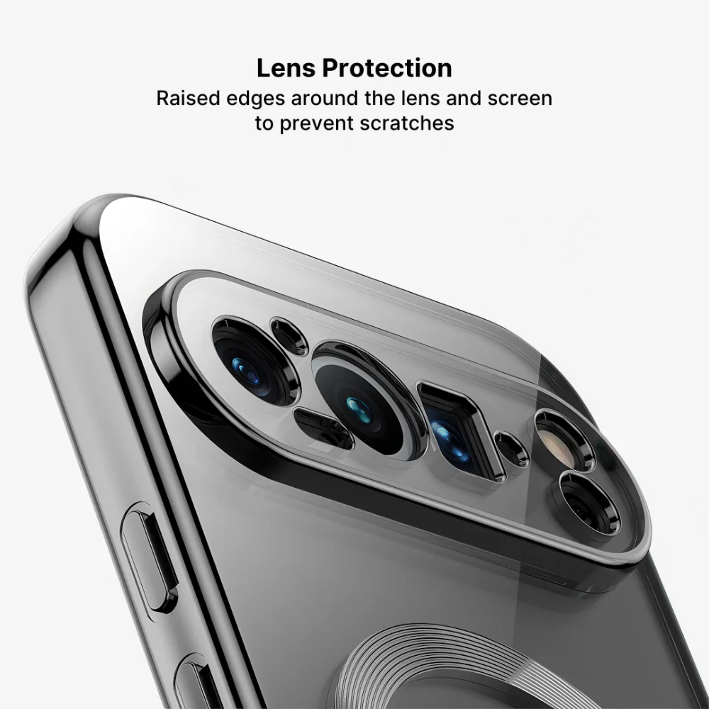 Google Pixel 8/Pro/A - Ultra Thin Transparent Magnetic Soft Case - Image 10