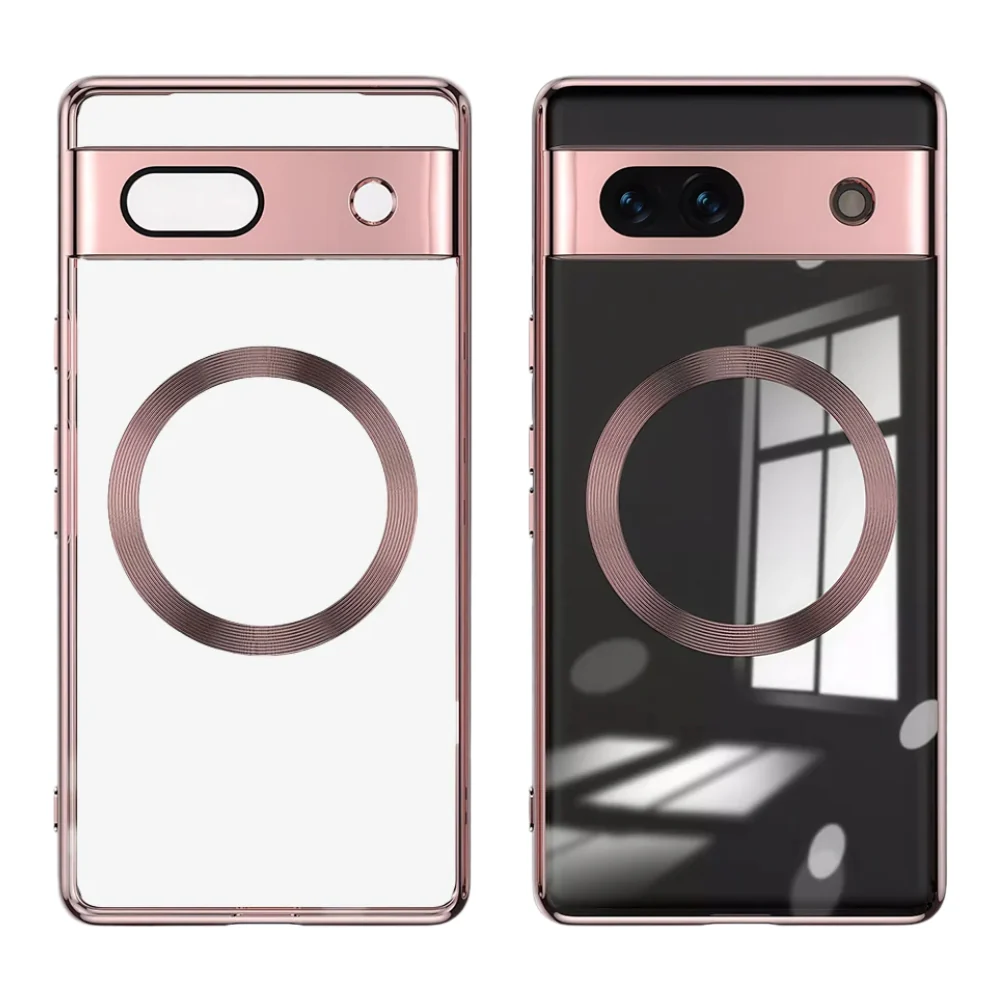 Google Pixel 8/Pro/A - Ultra Thin Transparent Magnetic Soft Case - Image 5