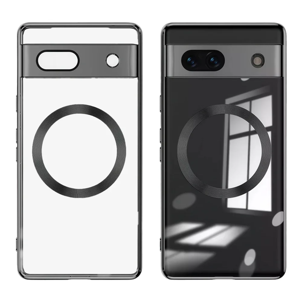 Google Pixel 8/Pro/A - Ultra Thin Transparent Magnetic Soft Case - Image 8