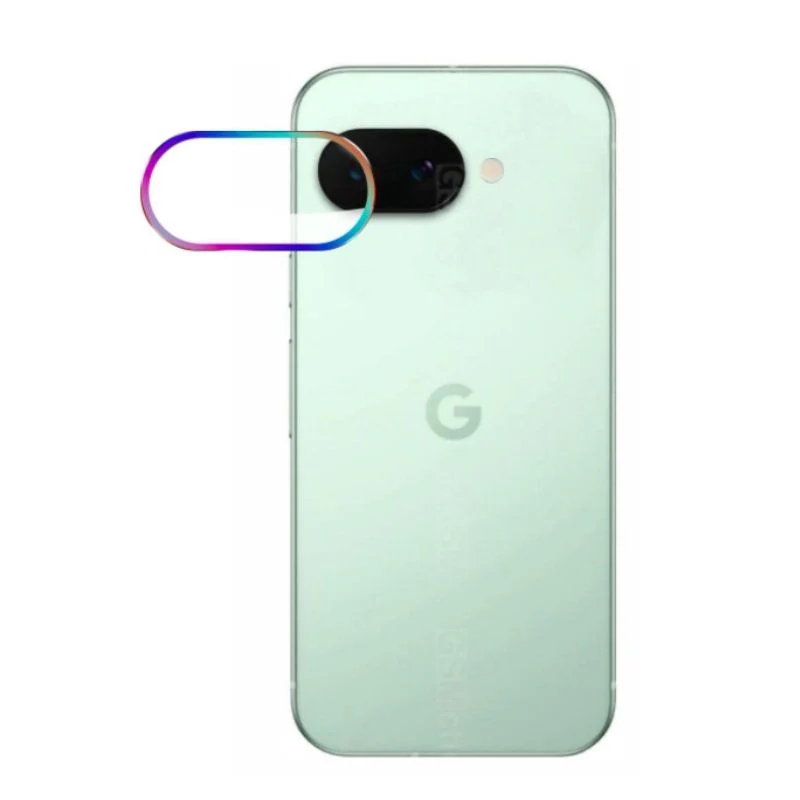 Google Pixel 9A Metal 9H Full Coverage Tempered Glass Lens Protector - Image 4