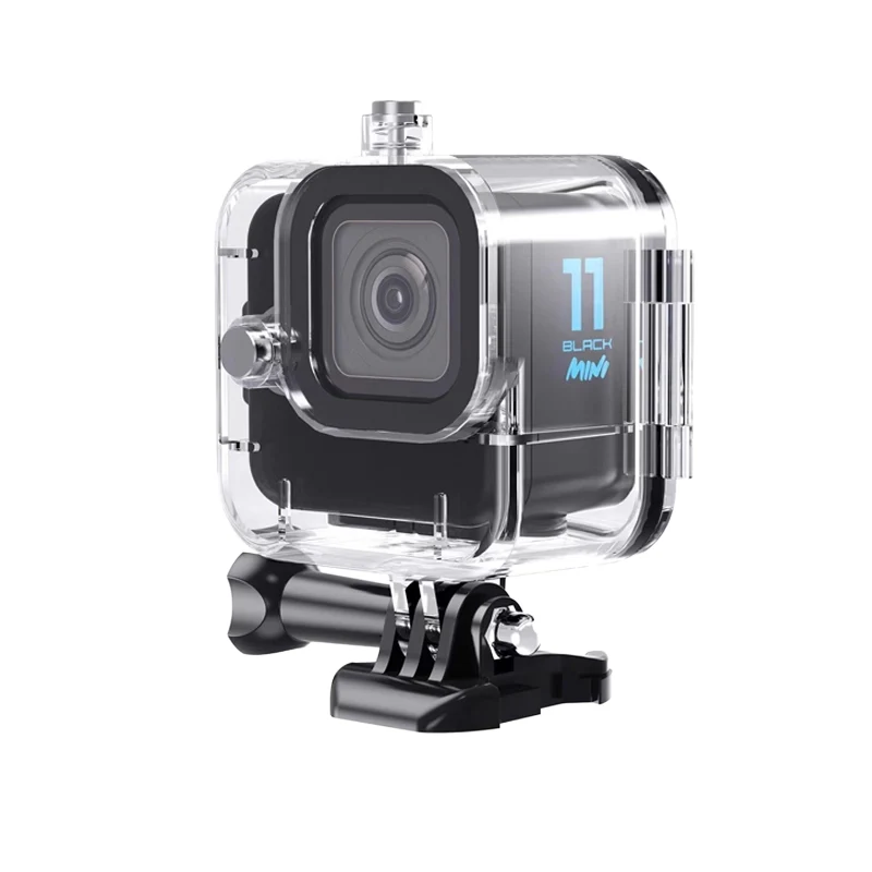 GoPro Hero11 Mini Premium High-Transmittance PC & Tempered Glass Waterproof Housing — 40 m Dive & Surf Protection - Image 5