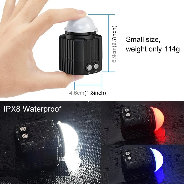 GoPro Series - 60M Ultra Brightness Underwater Fill Light Diving Light - Image 2