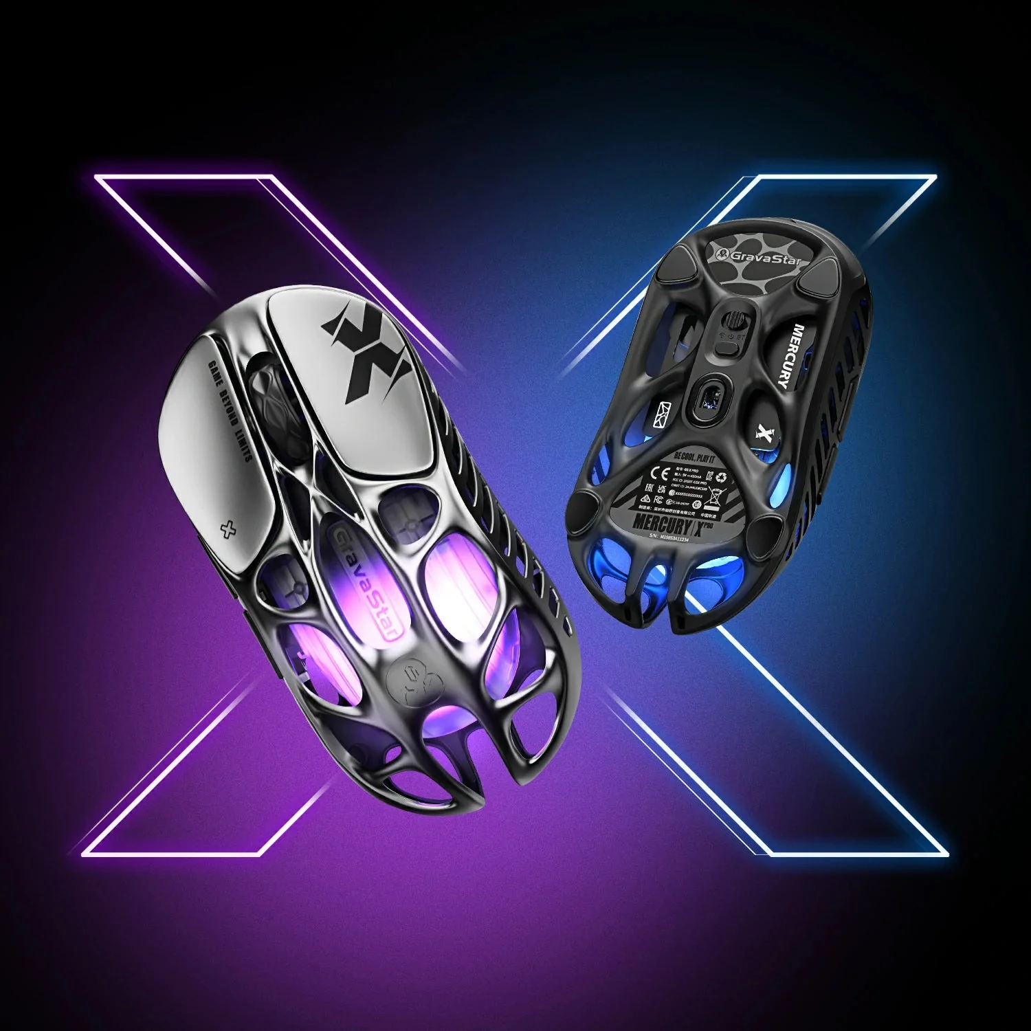 GravaStar Mercury X  Wireless Gaming Mouse - Image 3