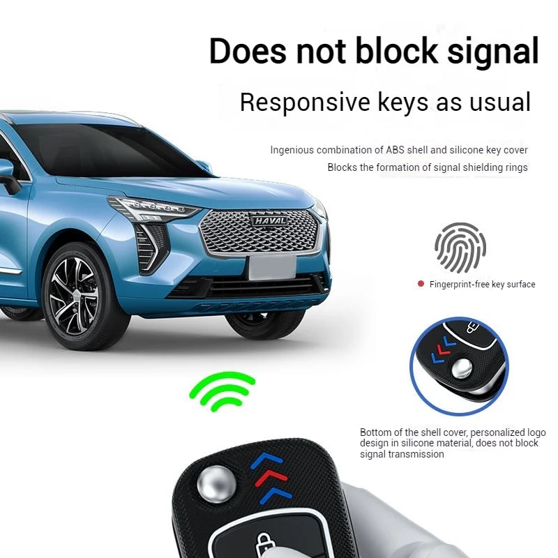 Great Wall Matte ABS Car Key Fob Case Cover For Haval, Wingle, M4, C30 - Image 6