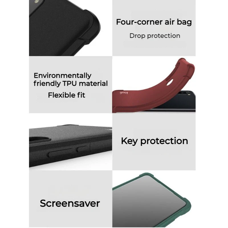 HMD Key 4G - Matte Shockproof Soft Case With Air Cushion Essentials Series Case - Image 3