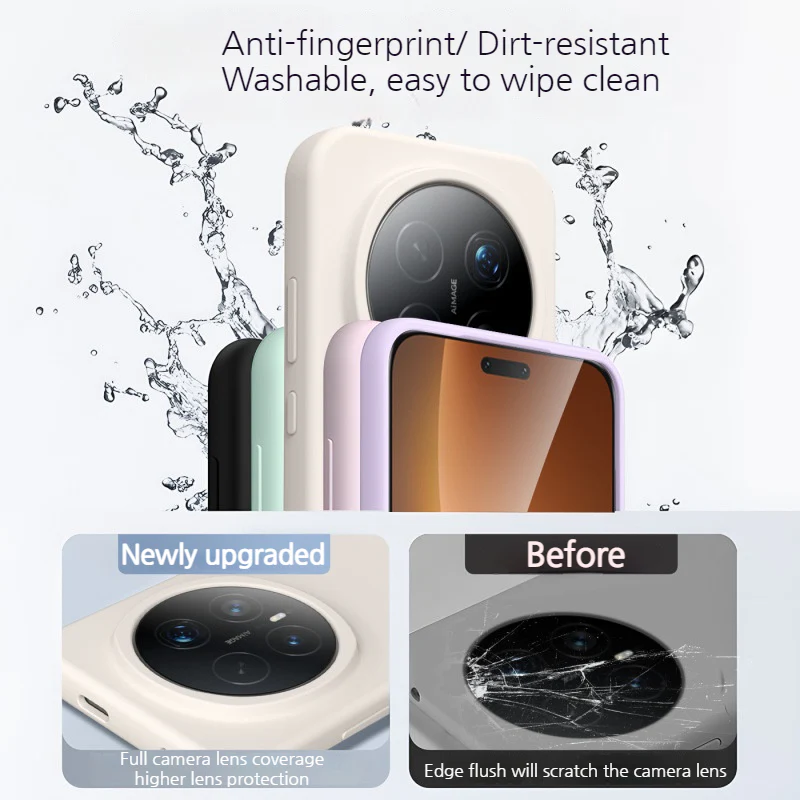 Honor Magic 8/Pro - Liquid Silicone Anti-drop Dirt-resistant Essentials Series Case - Image 4