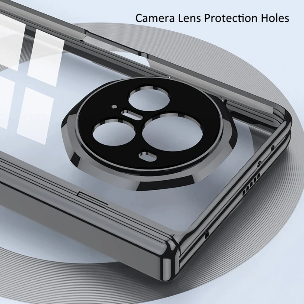 Honor Magic V3 - Electroplated Frame Side Wrap Stand Shockproof Protective Case - Image 12