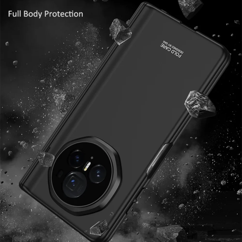 Honor Magic V3 - Electroplated Frame Side Wrap Stand Shockproof Protective Case - Image 13