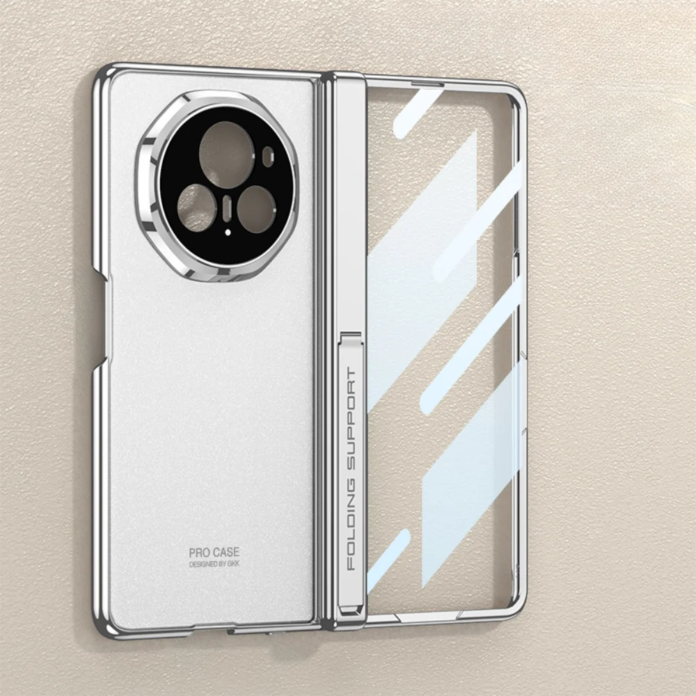 Honor Magic V3 - Electroplated Frame Side Wrap Stand Shockproof Protective Case - Image 3