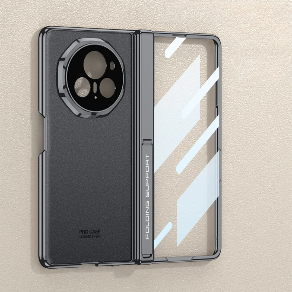 Honor Magic V3 - Electroplated Frame Side Wrap Stand Shockproof Protective Case - Image 5