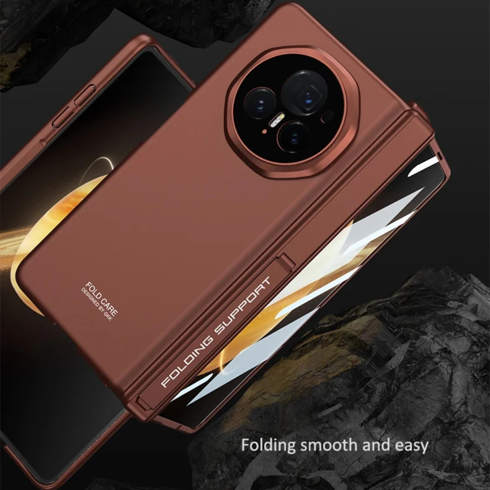 Honor Magic V3 - Electroplated Frame Side Wrap Stand Shockproof Protective Case - Image 9