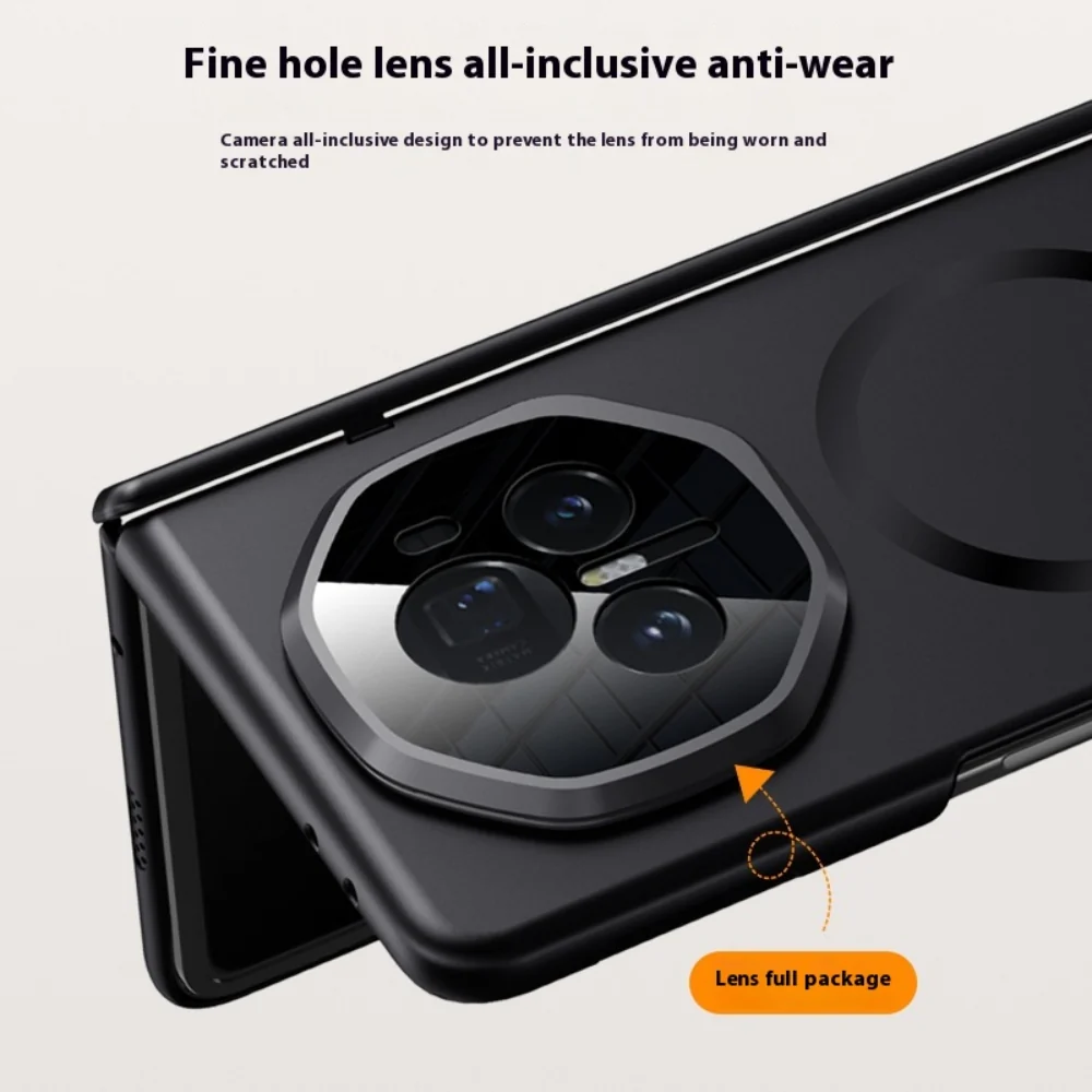 Honor Magic V3 - Magnetic Hinge Metal Ring Camera Stand Protective Case - Image 10