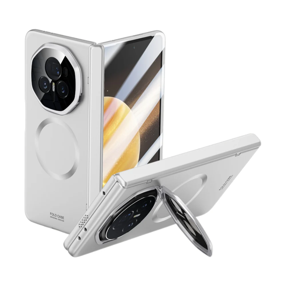 Honor Magic V3 - Magnetic Hinge Metal Ring Camera Stand Protective Case - Image 5