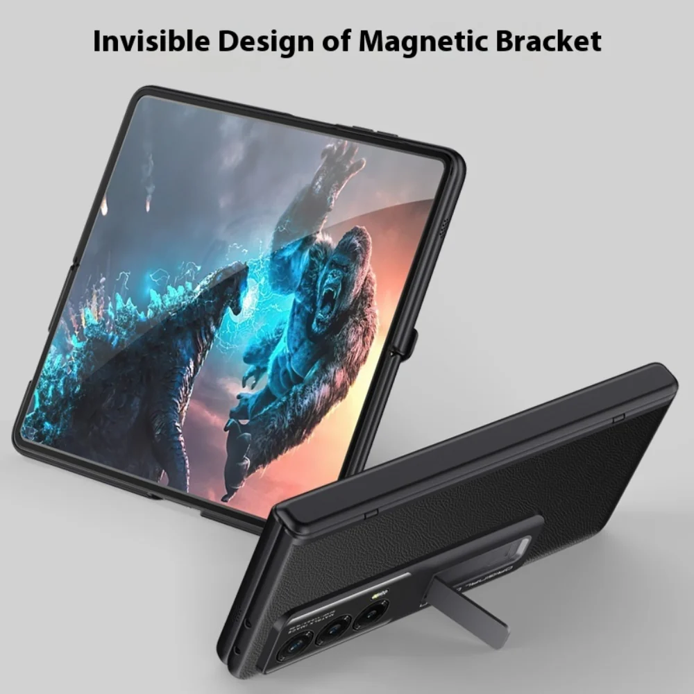 Honor Magic Vs/Vs2 - Electroplated Frame Side Wrap Stand Shockproof Protective Case - Image 7