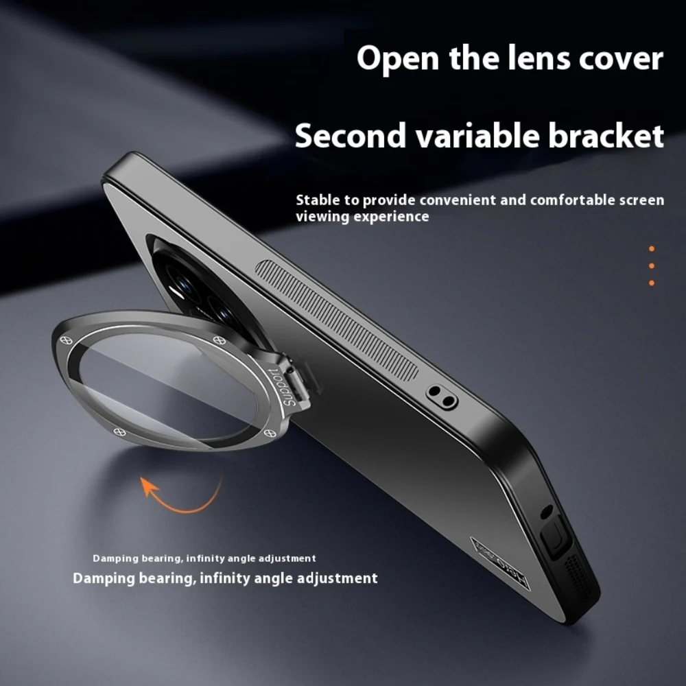 Honor Magic7/Pro - Full Coverage Lens Stand Shockproof Protective Case - Image 7