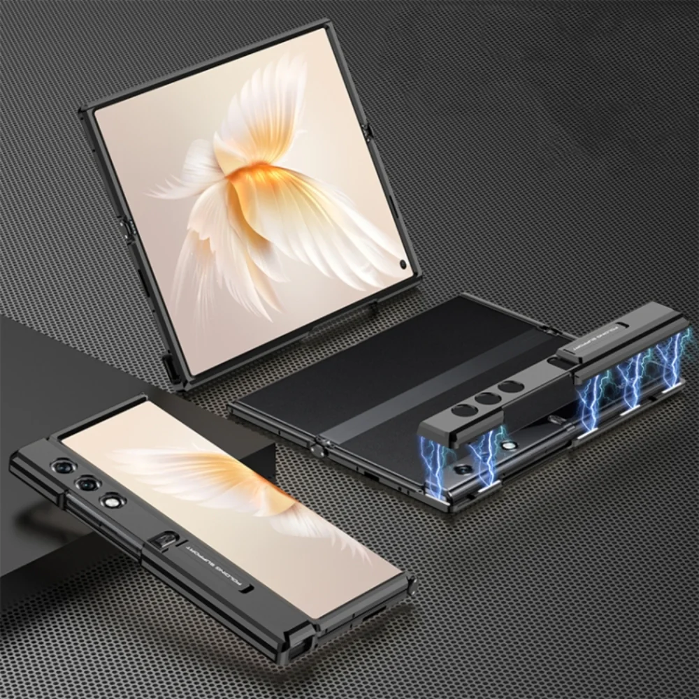 Honor V Purse - GKK Integrated Magnetic Folding Metal Full Coverage Phone Case - Image 3